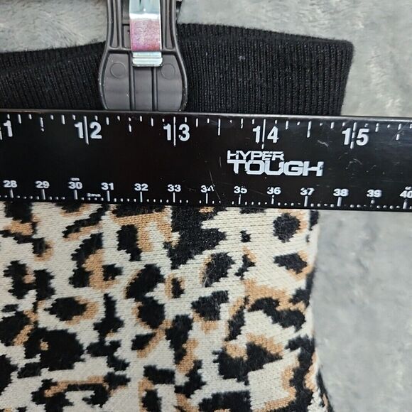 The Limited Women's MedAnimal Print Skirt Stretch Pullon Heavyweight knit - Picture 4 of 10